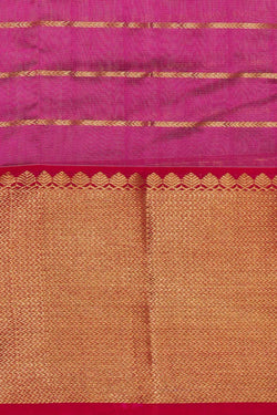 Image of Chanderi Silk Onion Pink Saree