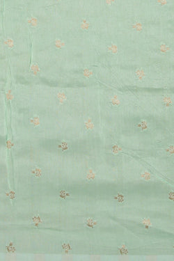 Image of Georgette Embroidery Sea Green Saree