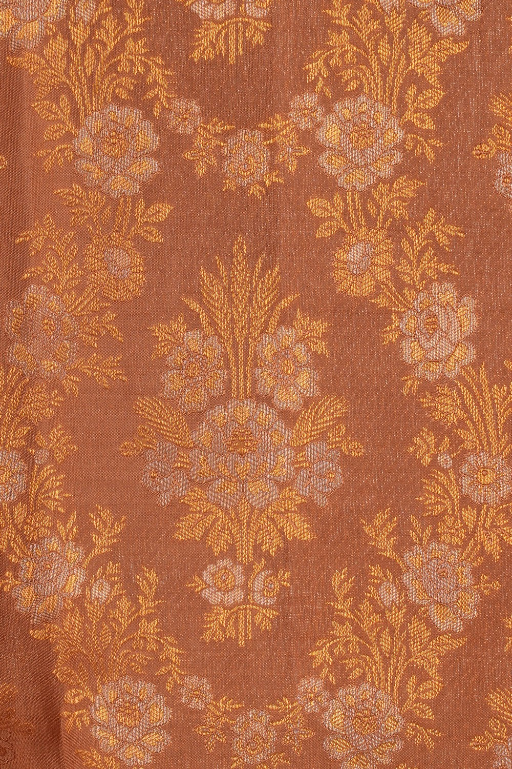 Image of Kanchipattu Brocade Brown Saree