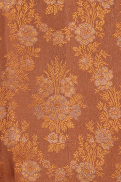 Image of Kanchipattu Brocade Brown Saree