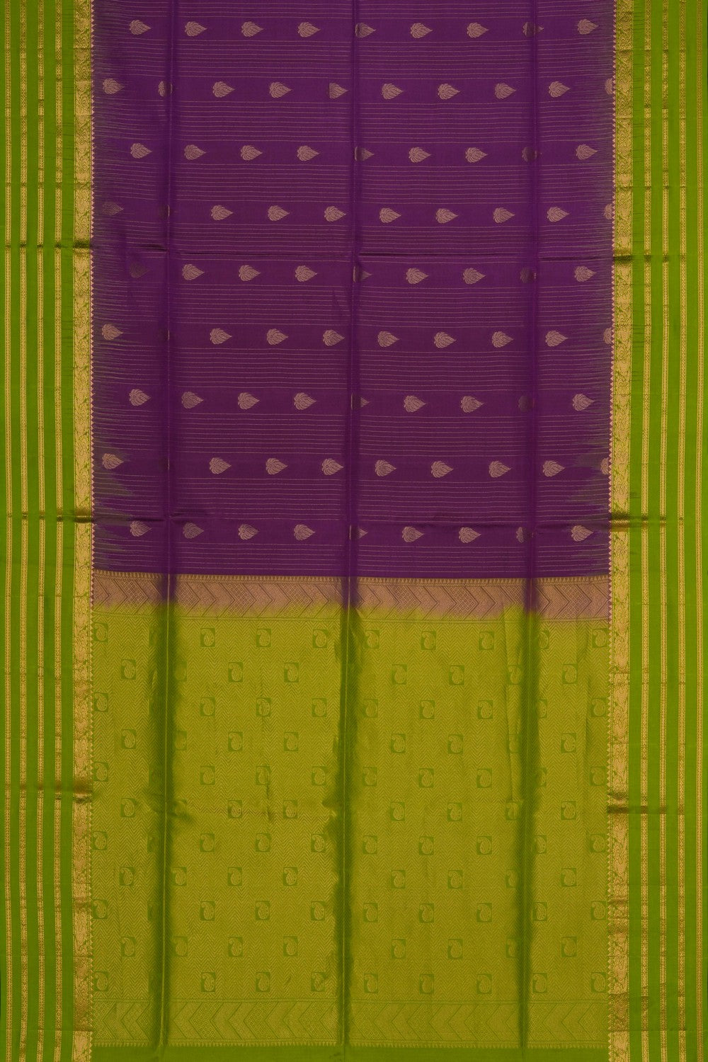 Image of South Silk Purple Saree