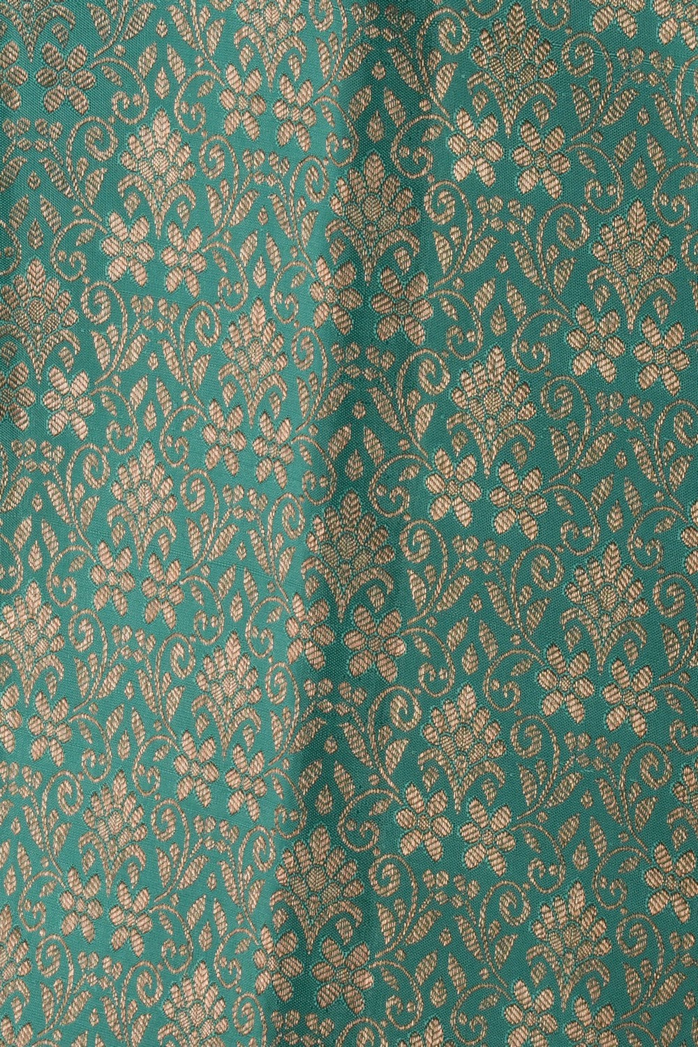 Kanchipattu Brocade Sea Blue Saree