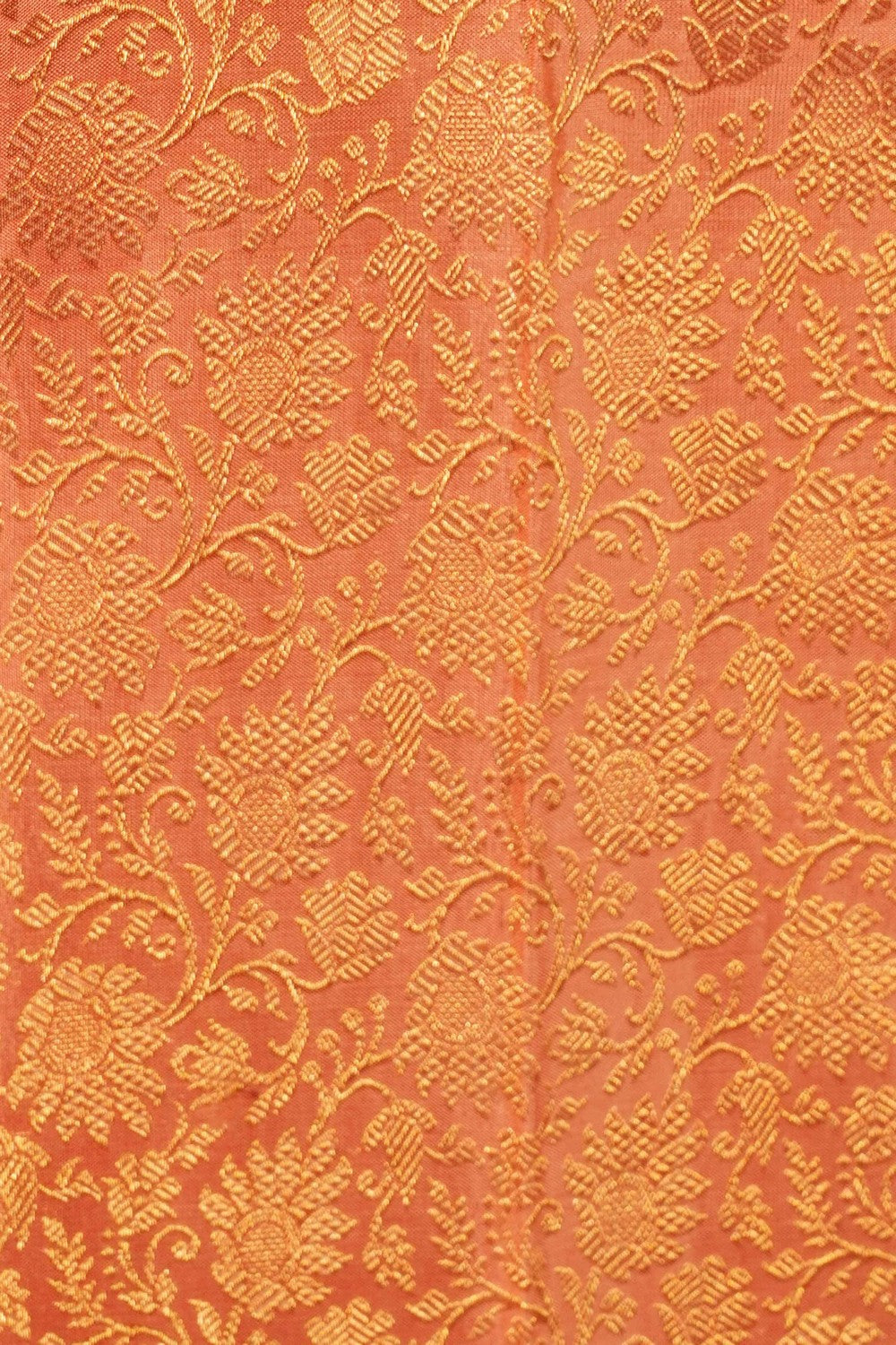 Kanchipattu Brocade Peach Saree