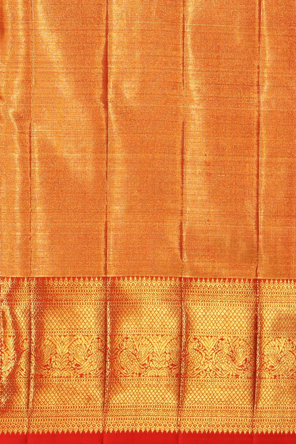 Kanchipattu Tissue Silk Gold Saree