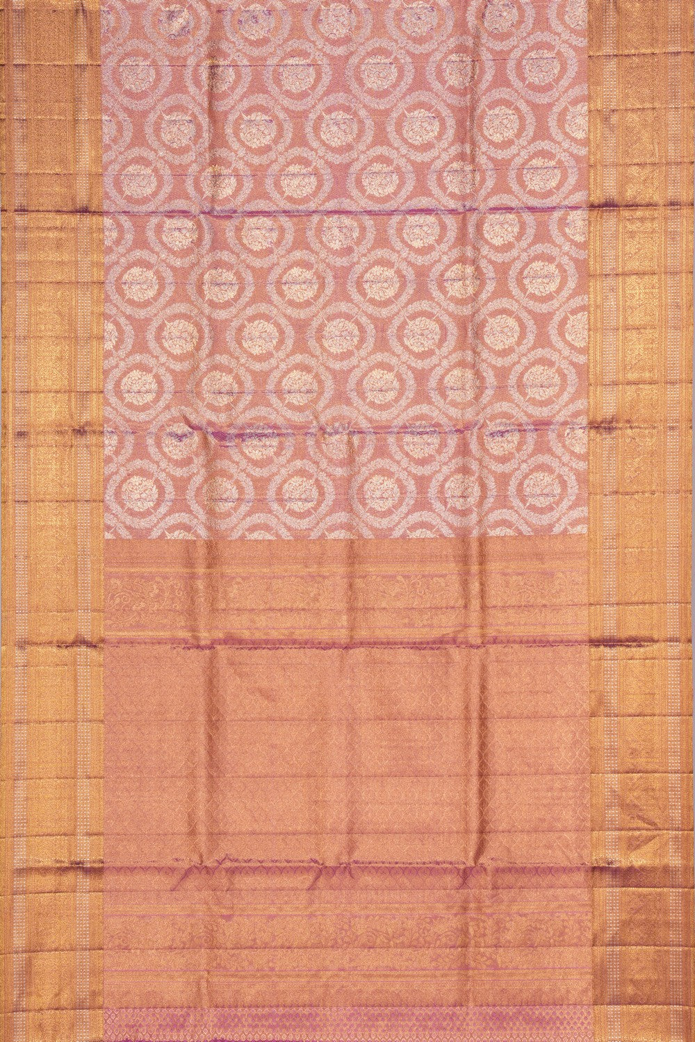 Kanchipattu Tissue Silk Pink Saree