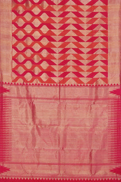 Collection of Kanchipattu Geometric Pattern Saree in a gallery layout