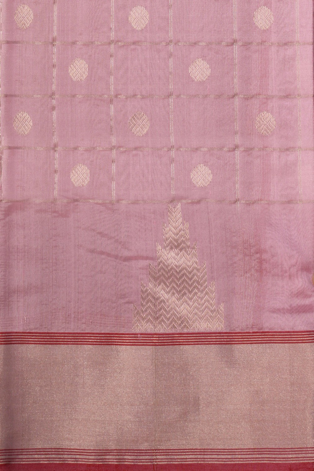 Chanderi Silk Pink Saree