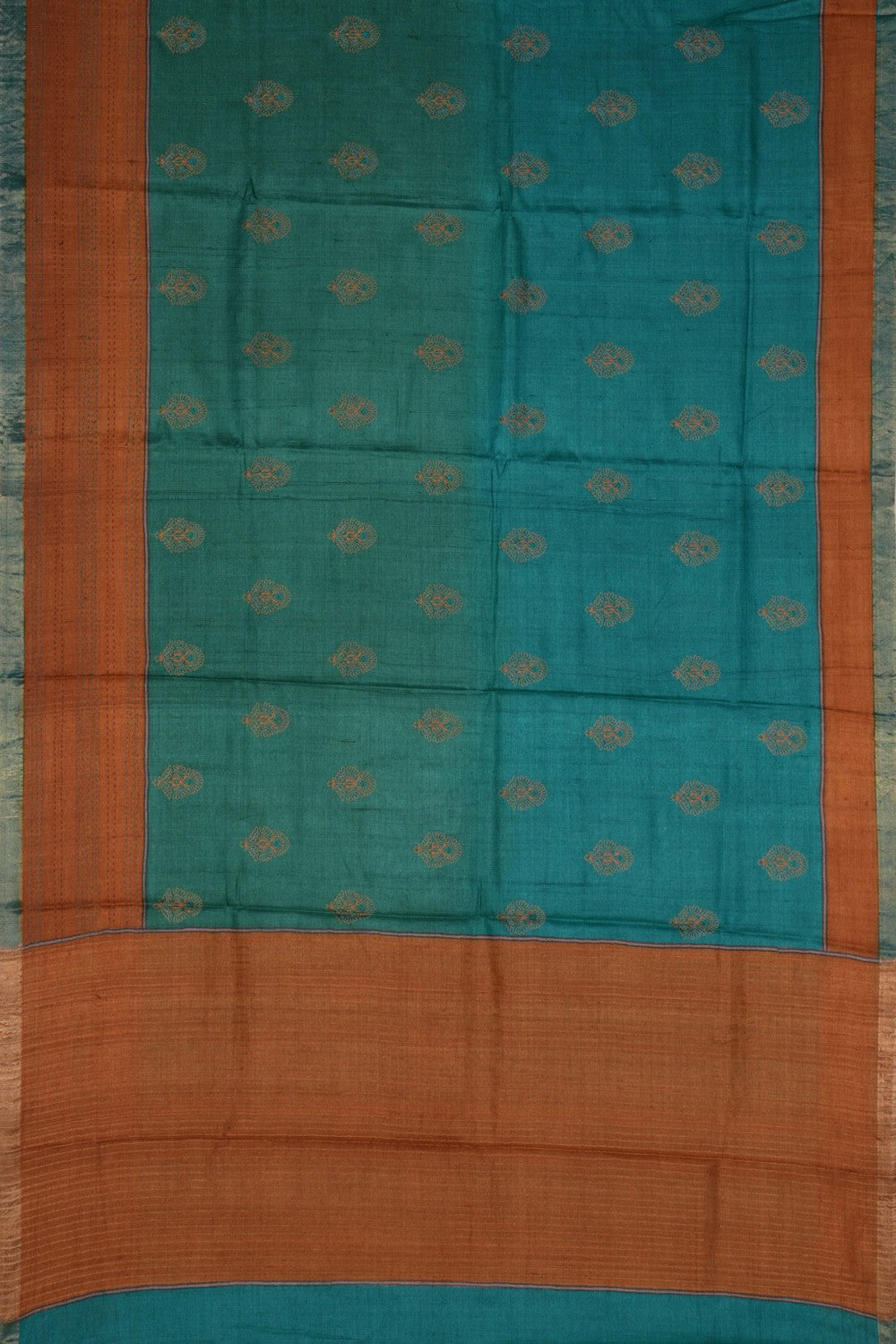 Tussar Embroidery Saree