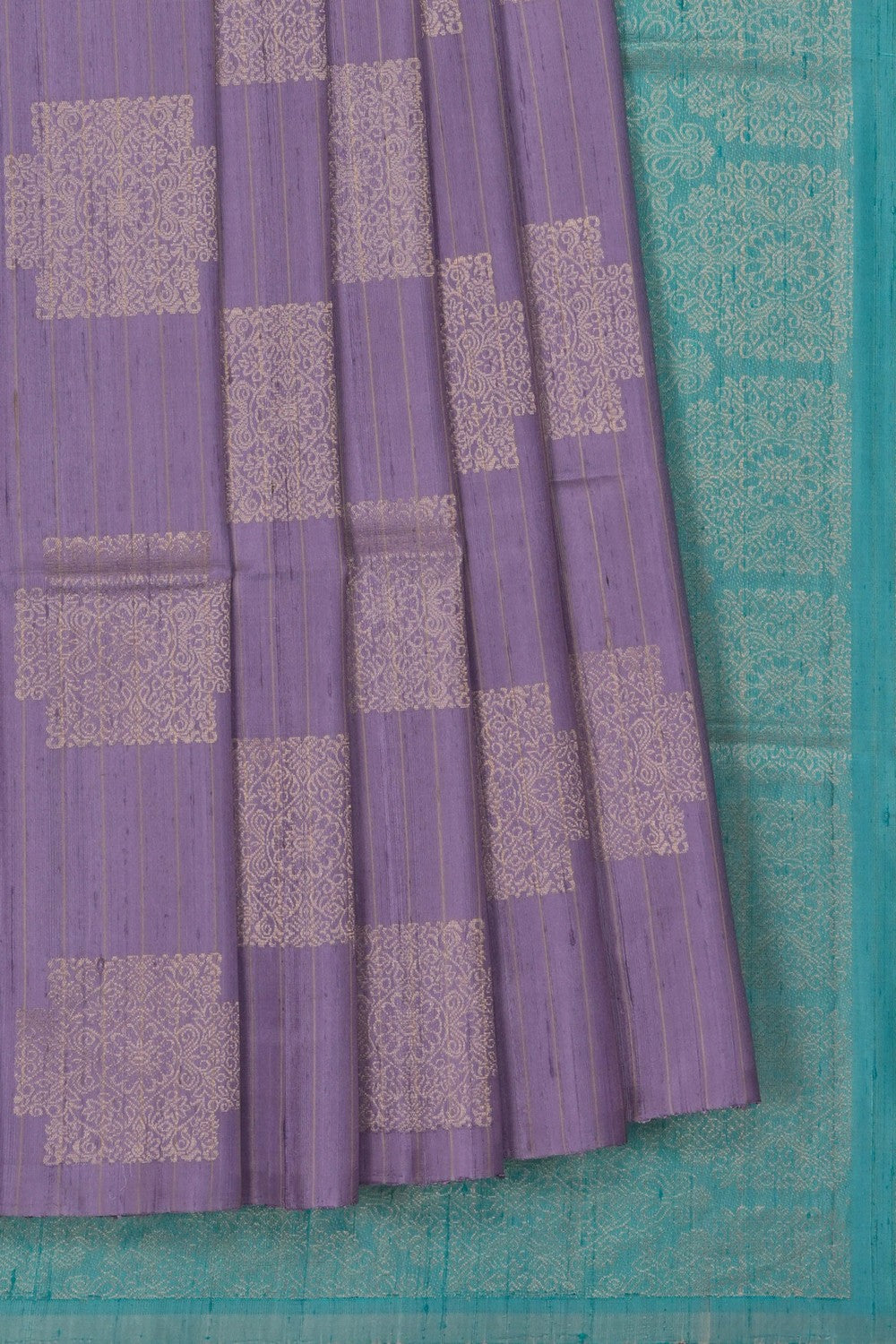 Image of South Dupion Silk Mauve Purple Saree
