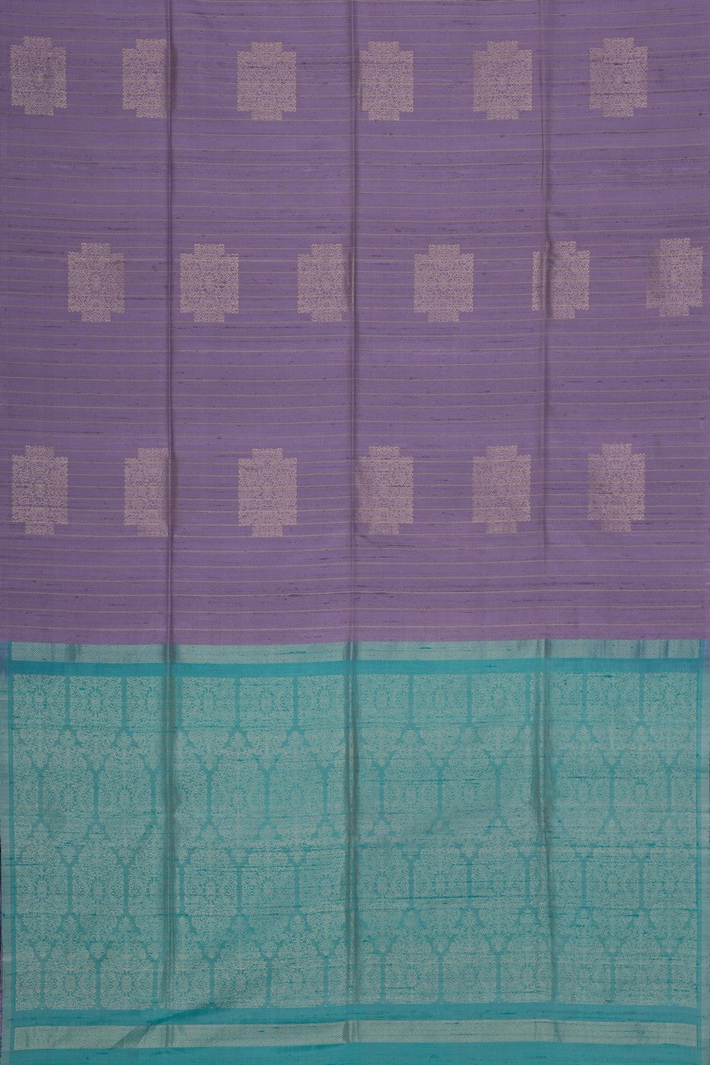 Image of South Dupion Silk Mauve Purple Saree