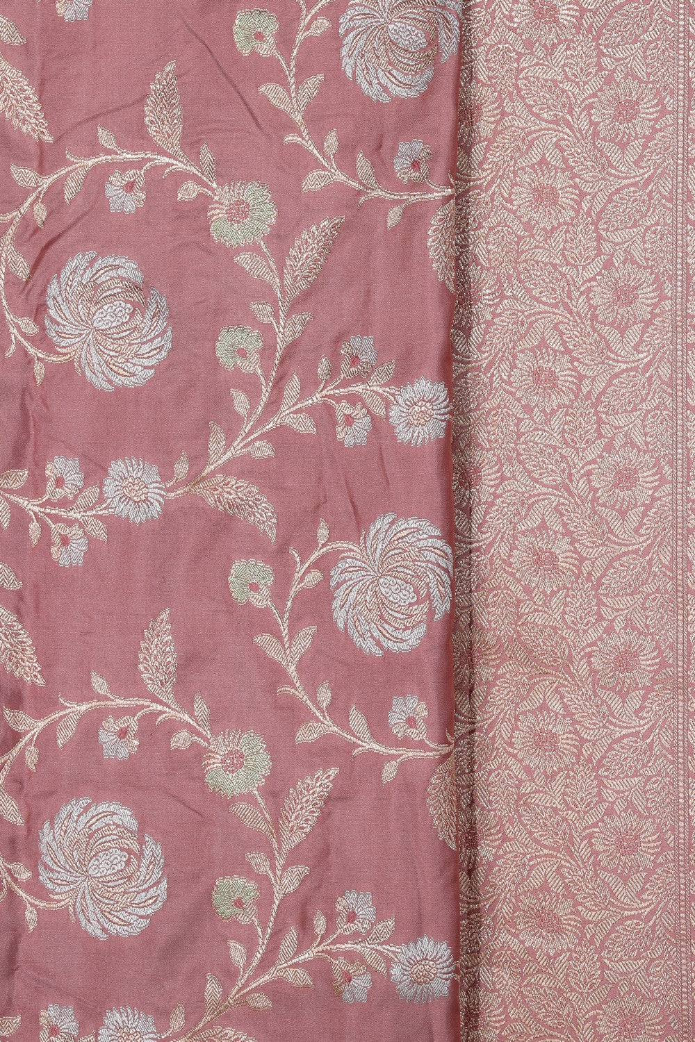 Banarasi Katan Silk Onion Pink Saree