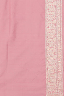 Image of Banarasi Katan Silk Onion Pink Saree