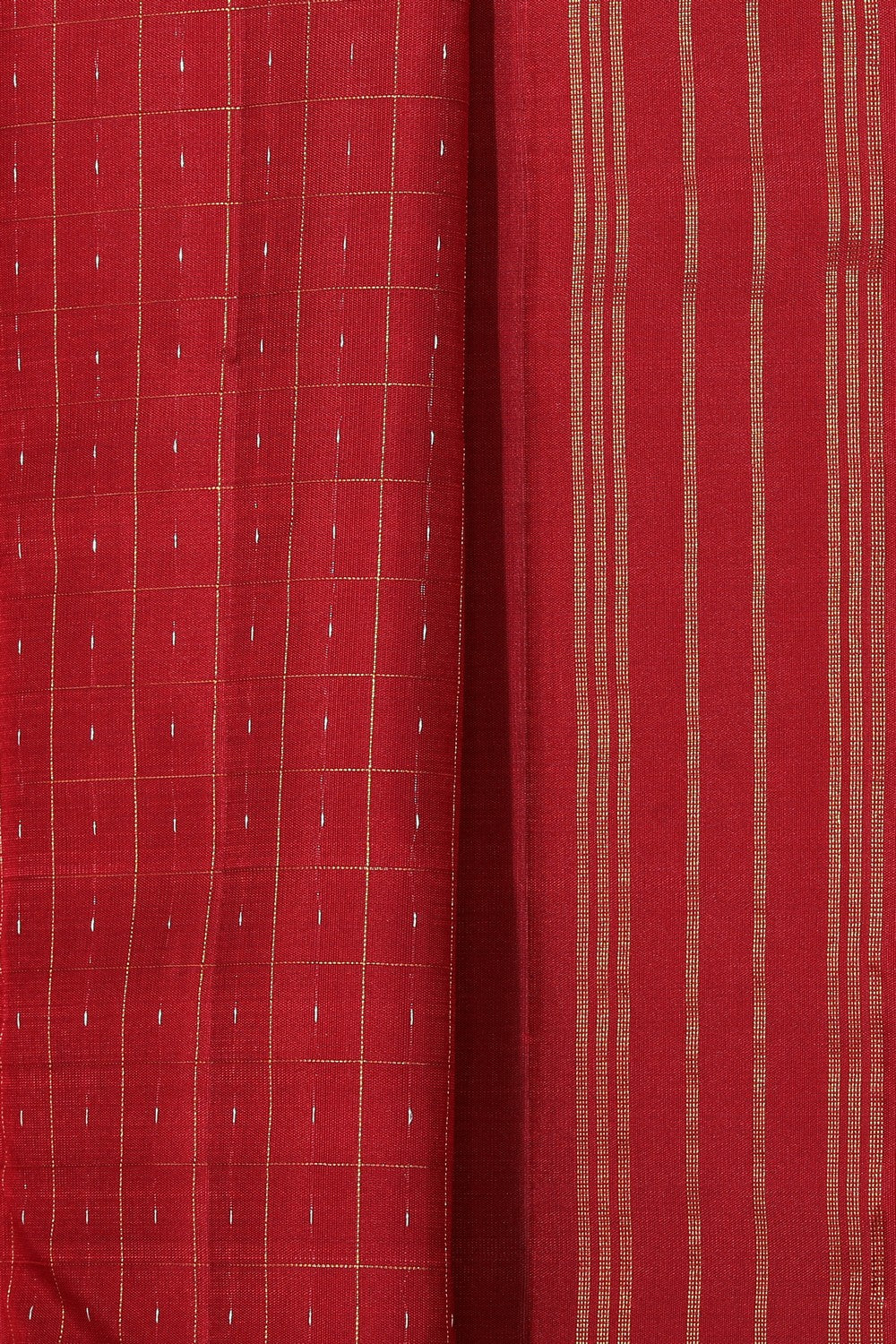 Arani Silk Ruby Red Saree