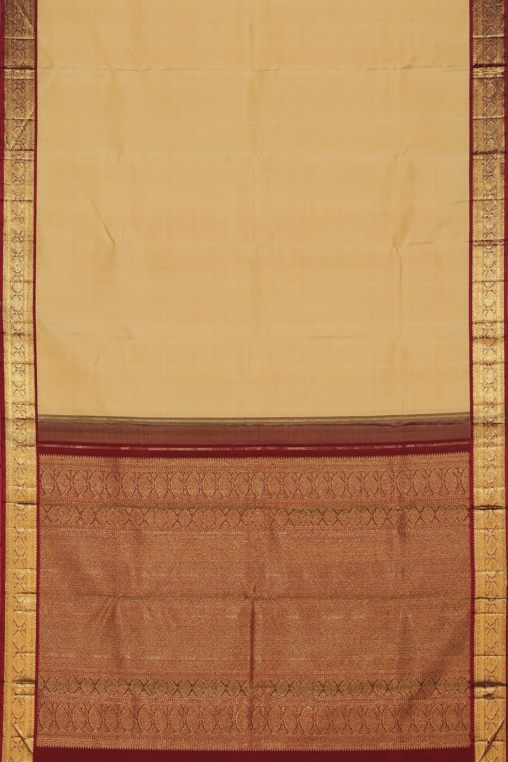 Arani Silk Beige Saree