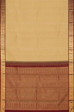 Image of Arani Silk Beige Saree