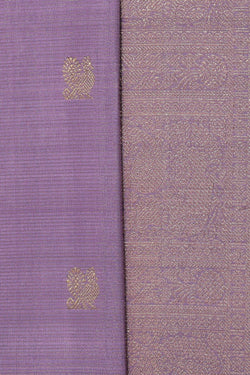 Collection of Arani Silk Purple Saree in a gallery layout