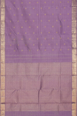 Collection of Arani Silk Purple Saree in a gallery layout