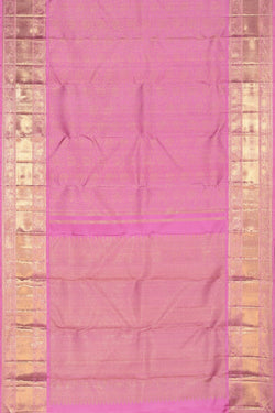 Collection of Kanchipuram Silk Brocade Lavender Pink Saree in a gallery layout