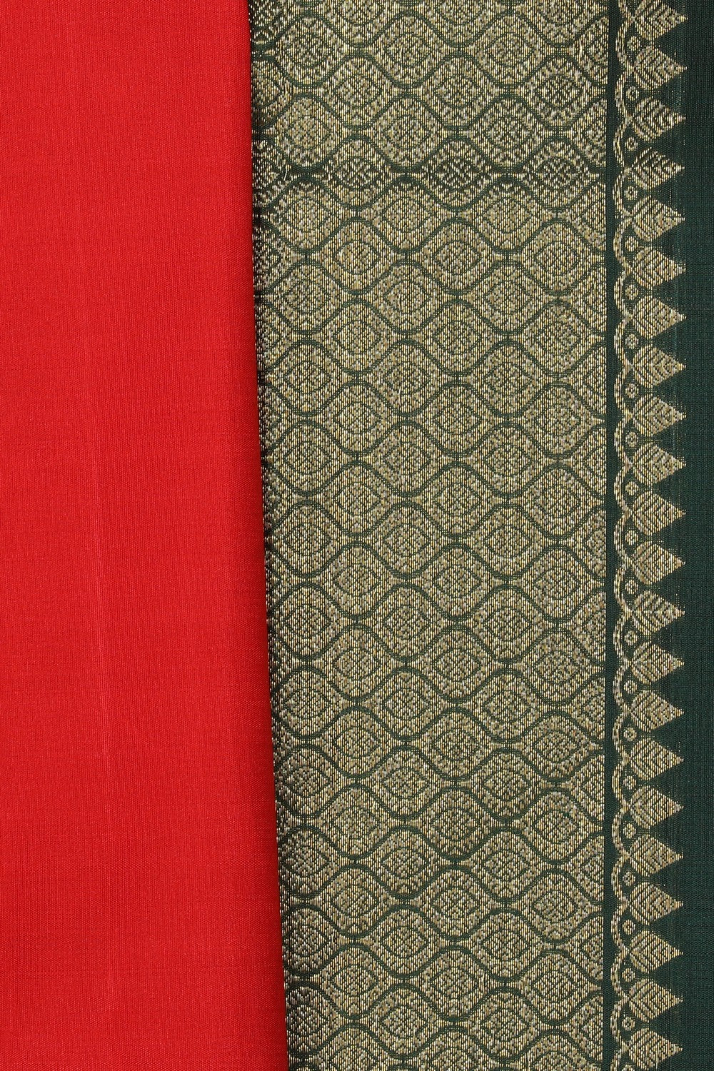 Image of Kanchipuram Silk Red Saree