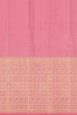 Collection of Kanchipuram Silk Pink Saree in a gallery layout