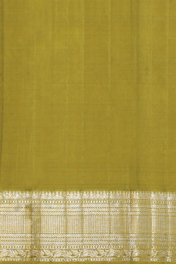 Image of Arani Silk Bottle Green Saree