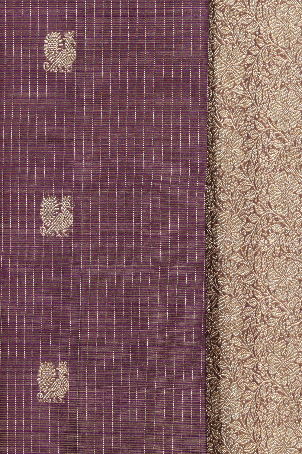 Arani Silk Purple Saree