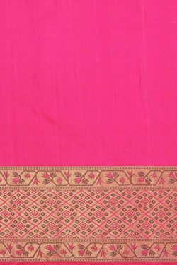 Image of Arani Silk Brocade Pink Saree