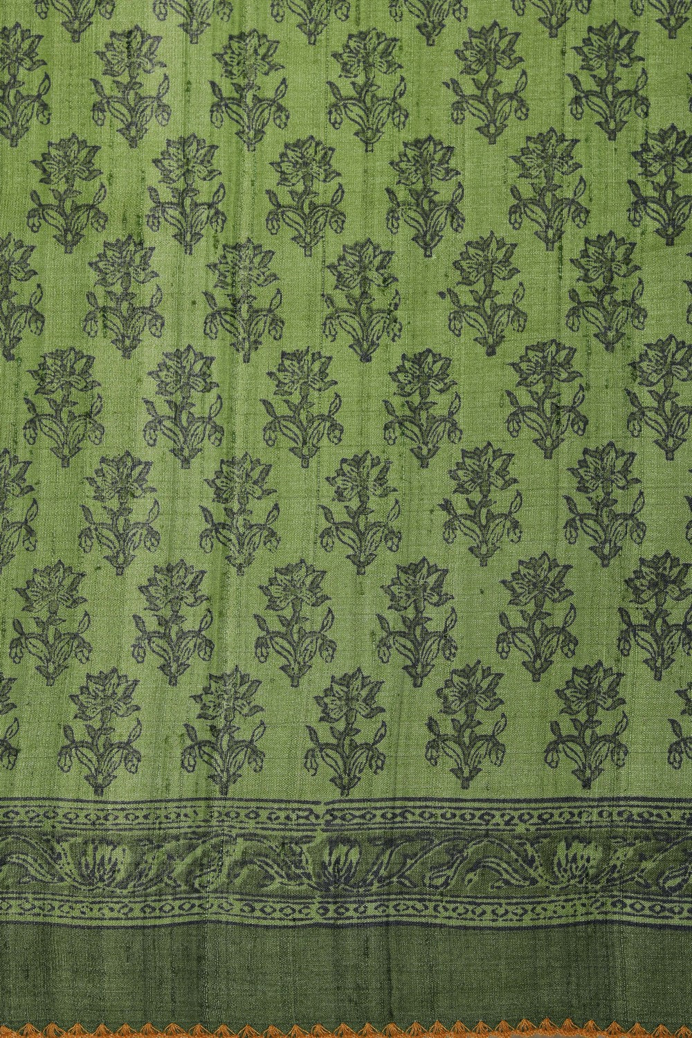 Tussar Silk Floral Printed Saree