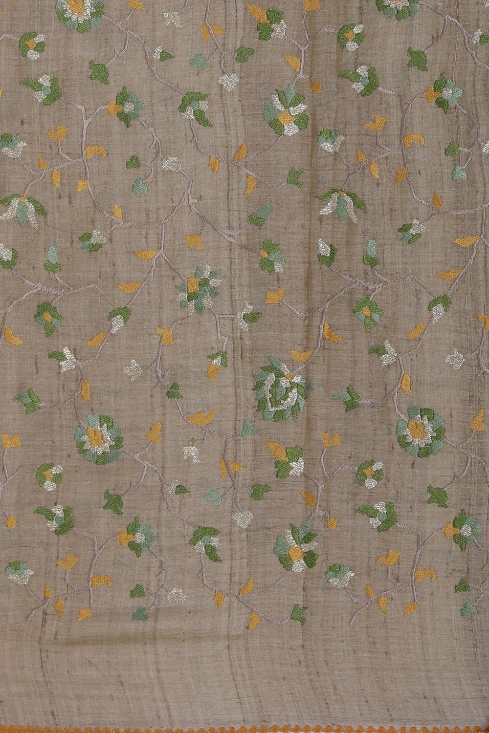 Tussar Silk Floral Printed Saree