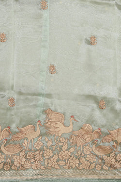 Image of Simple Yet Elegant Embroidery Saree