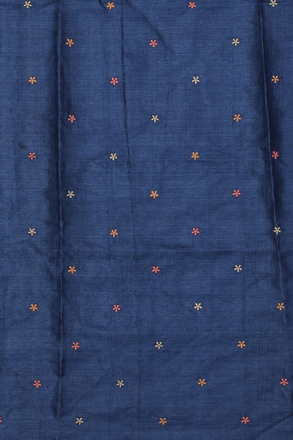 Tussar Silk Blue Saree