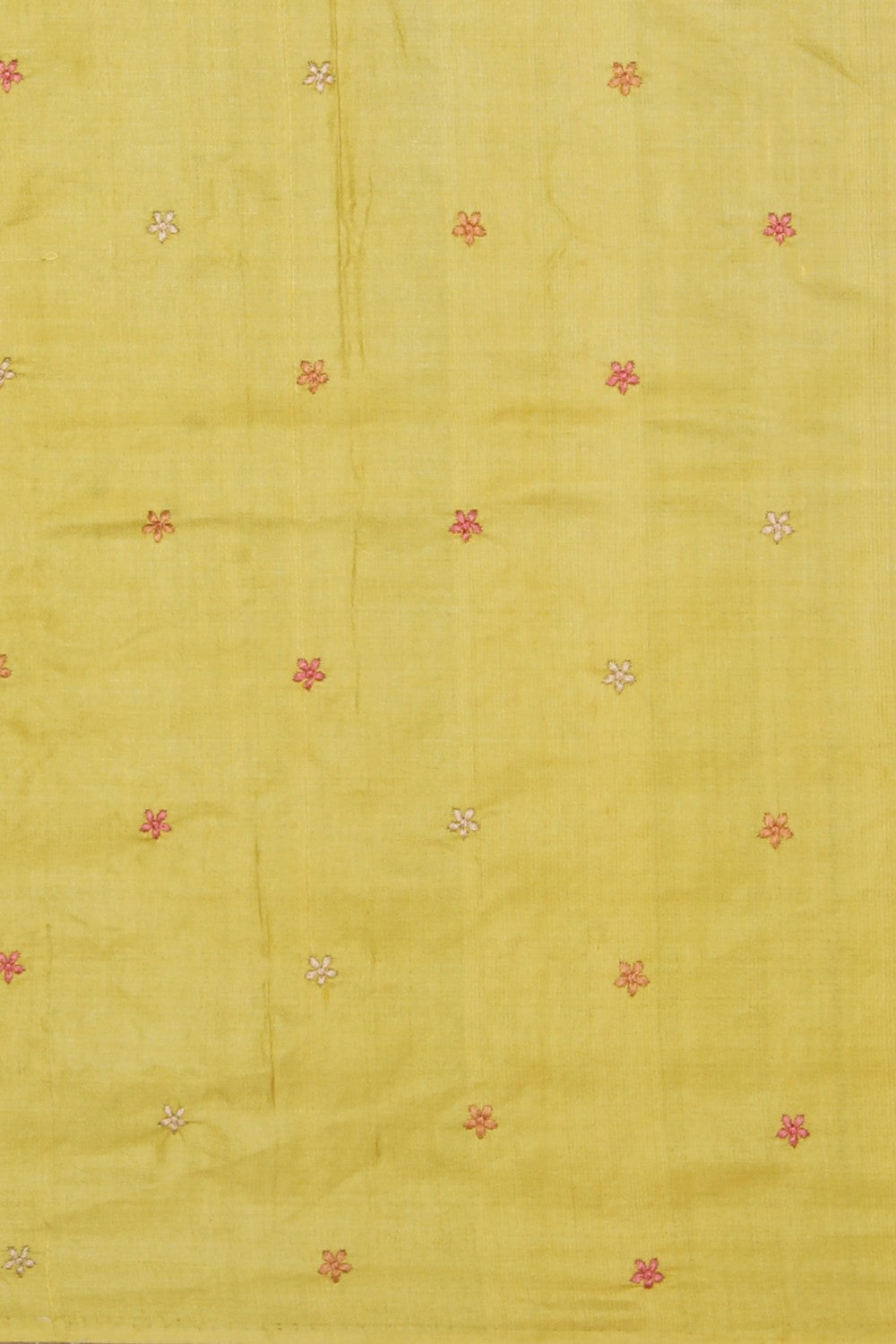 Tussar Silk Yellow Saree