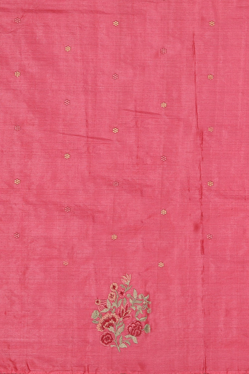 Image of Tussar Silk Pink Saree