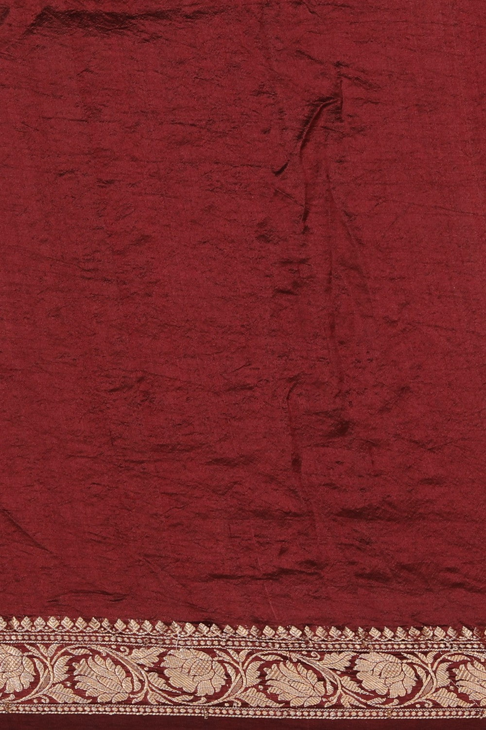 Bandhani Maroon Saree