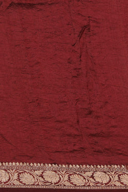 Image of Bandhani Maroon Saree