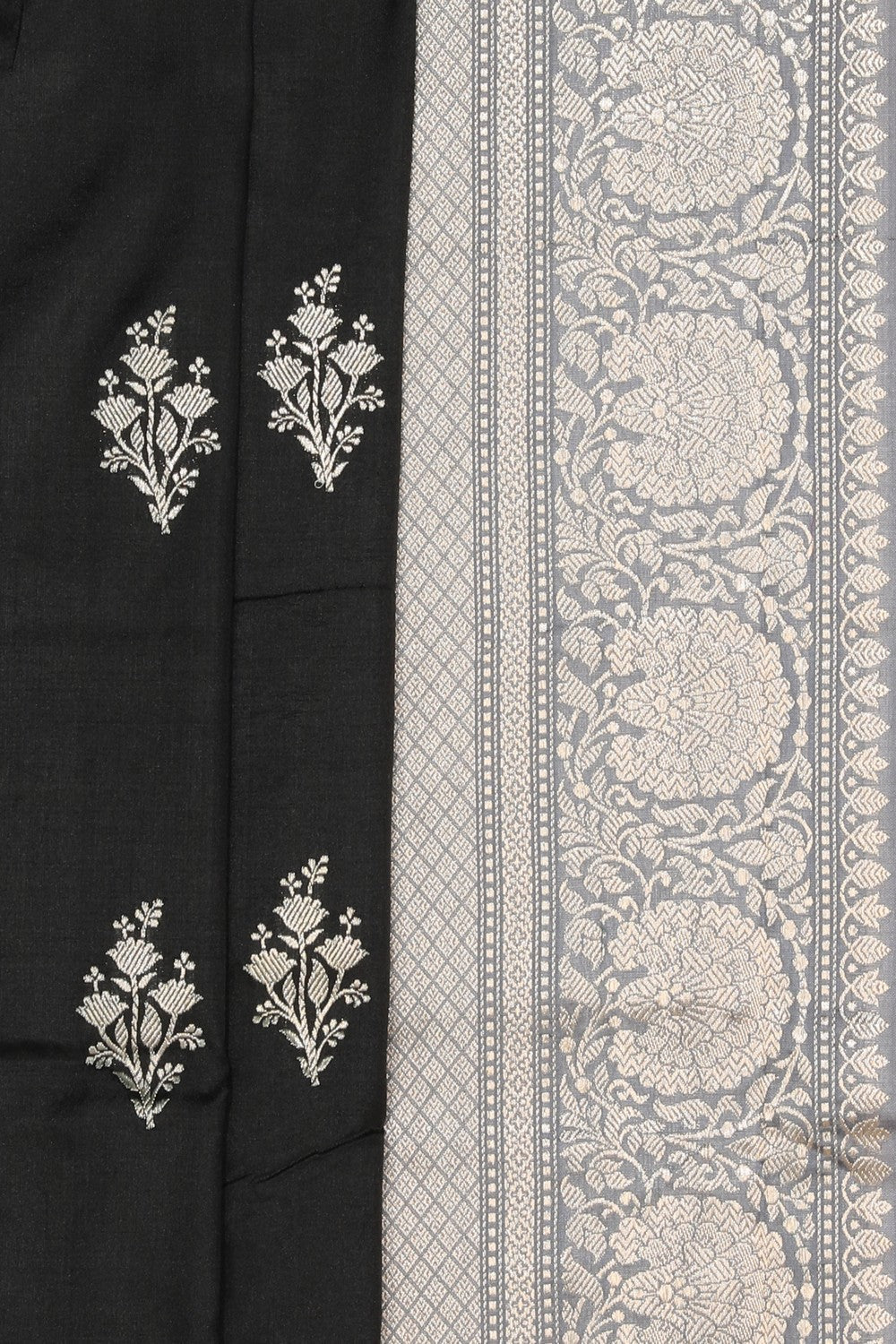 Banarasi Silk Black Saree