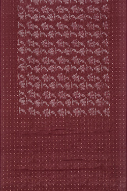 Image of Bhagalpur Tussar Silk Violet Saree