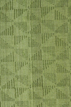 Image of Bhagalpur Tussar Silk Green Saree