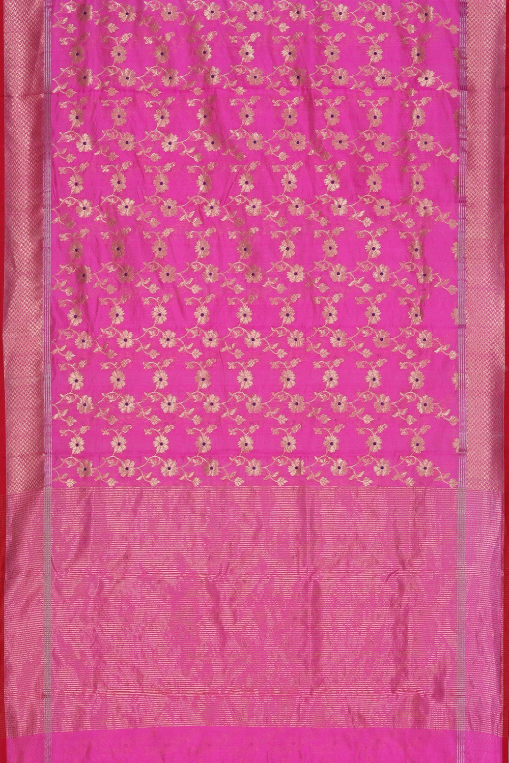 Chanderi Silk Pink Saree