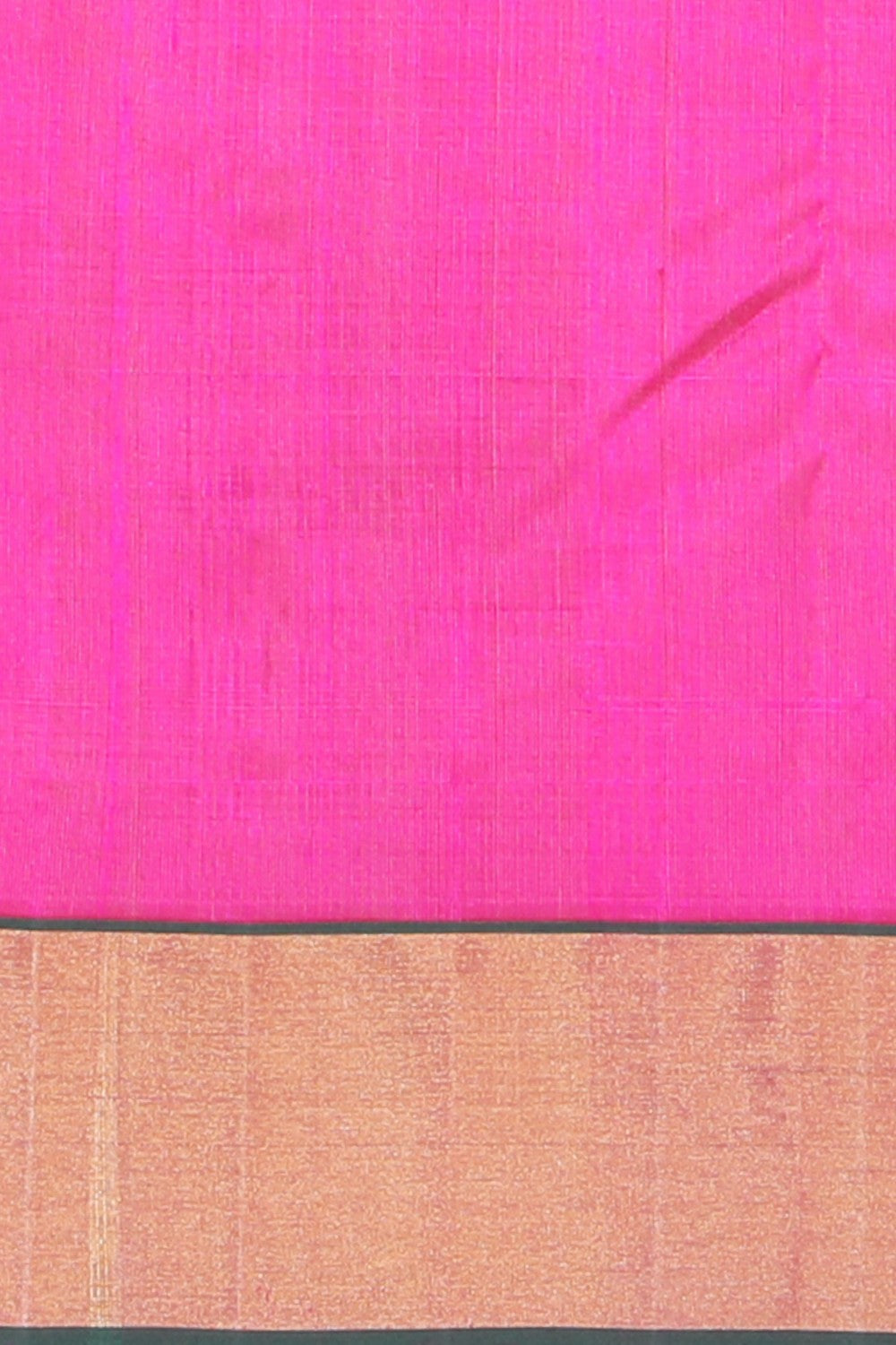 Chanderi Silk Fuchsia Pink Saree