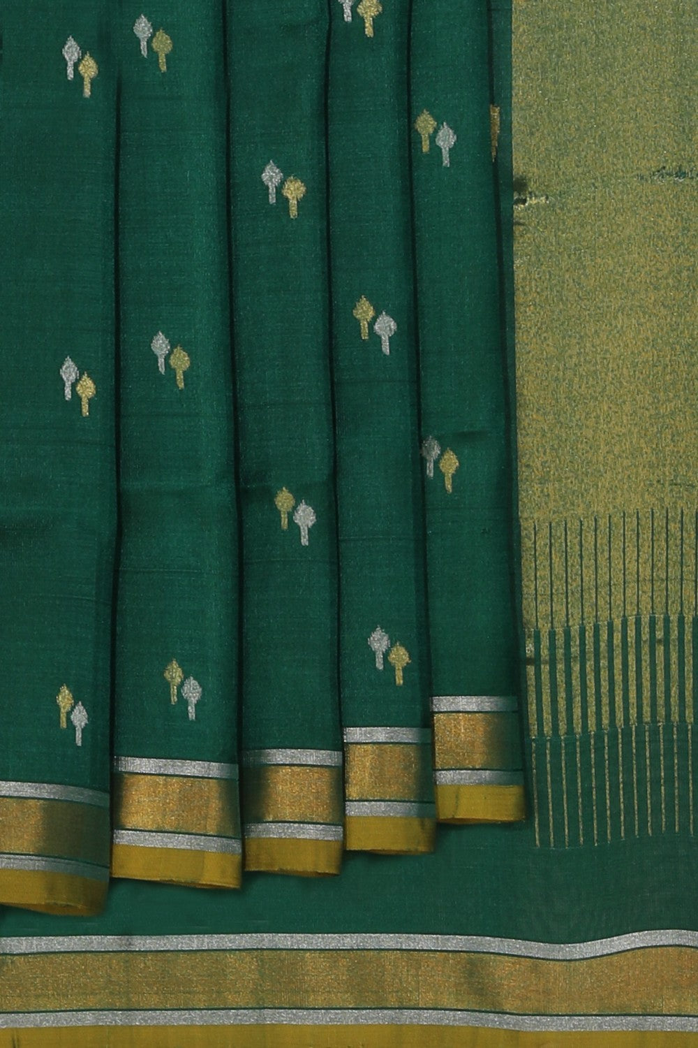 Uppada Silk Green Saree