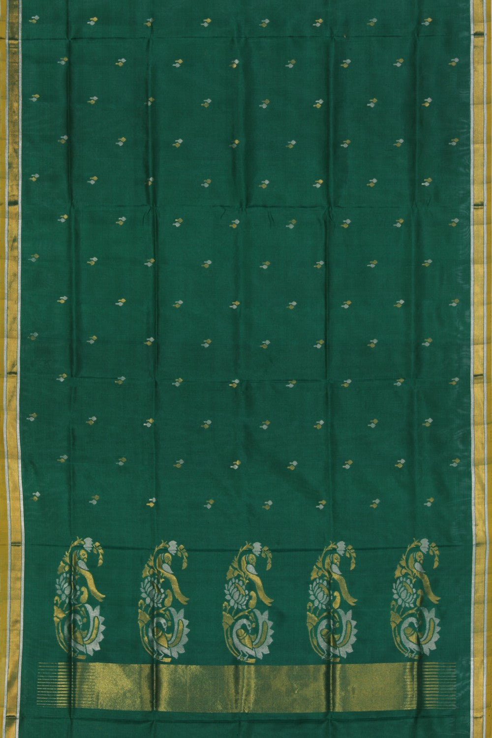 Uppada Silk Green Saree