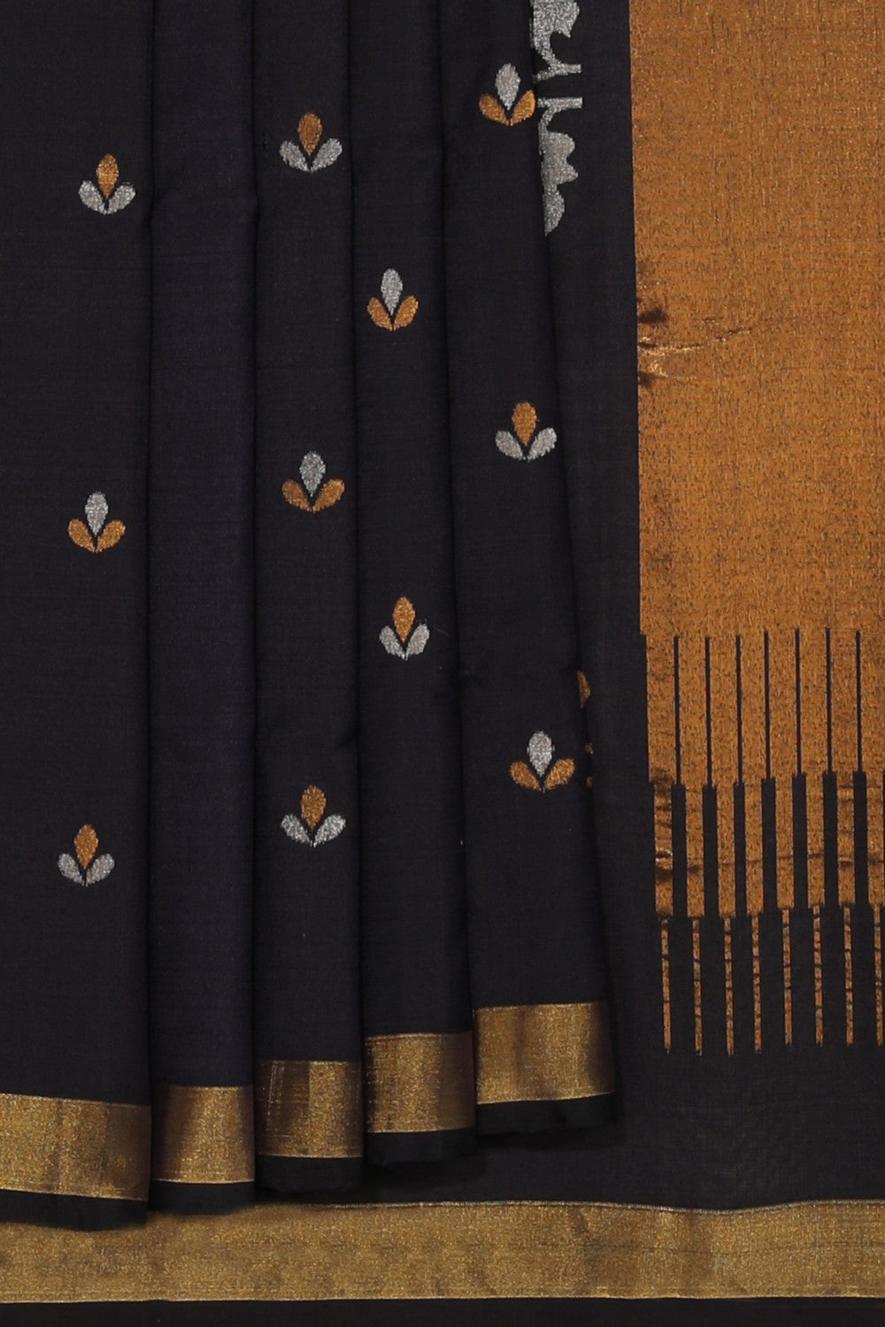 Uppada Silk Black Saree