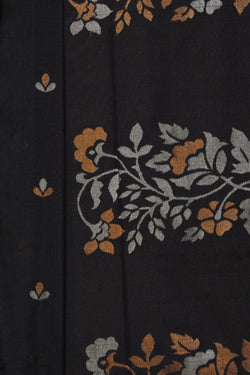 Image of Uppada Silk Black Saree