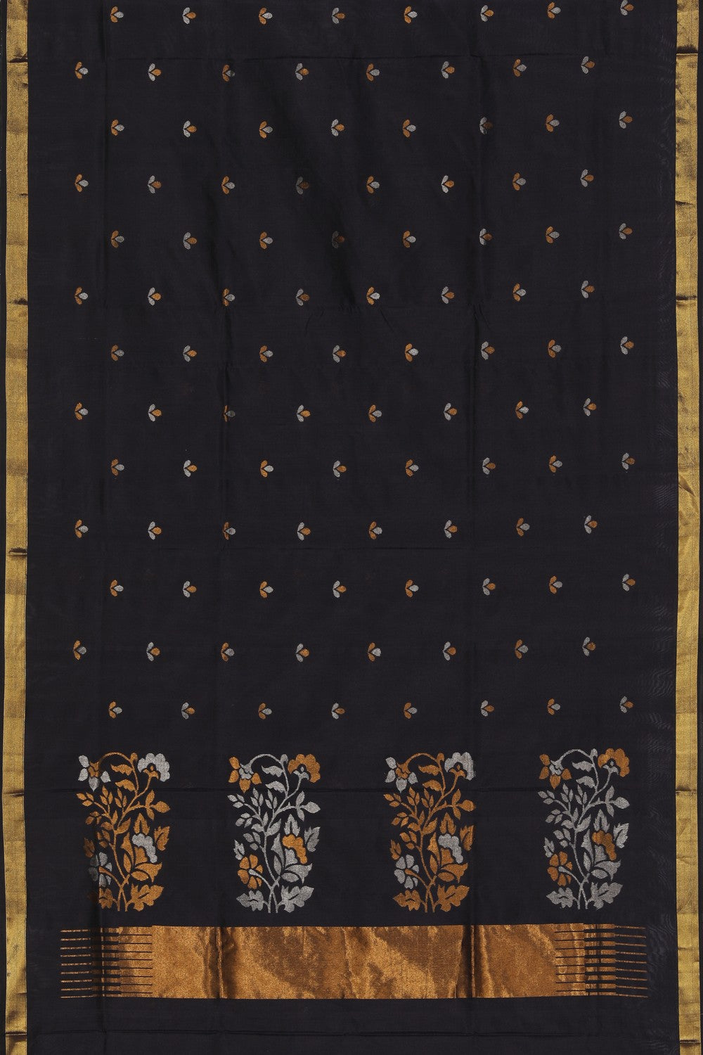 Uppada Silk Black Saree