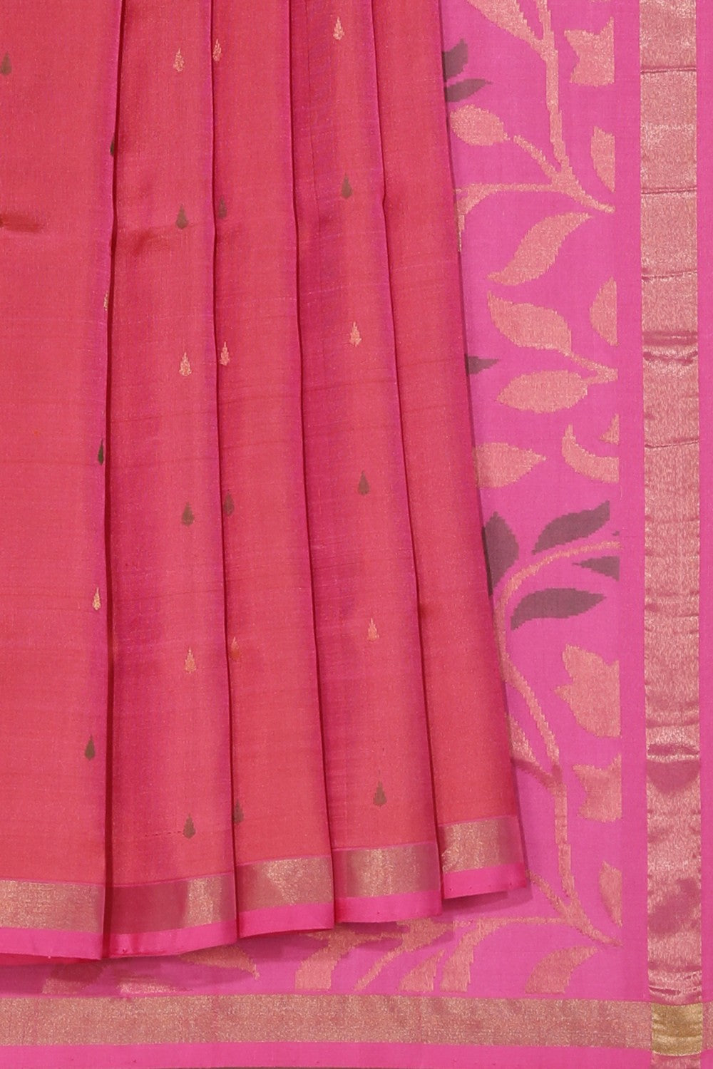 Uppada Silk Candy Pink Saree