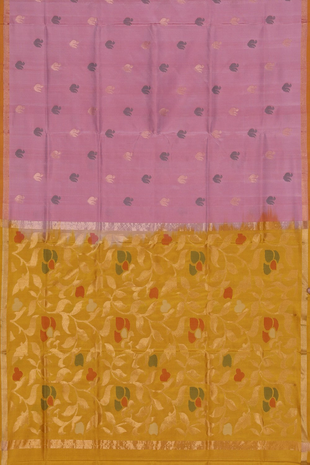 Uppada Silk Lavender Pink Saree