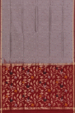 Image of Uppada Silk Grey Saree