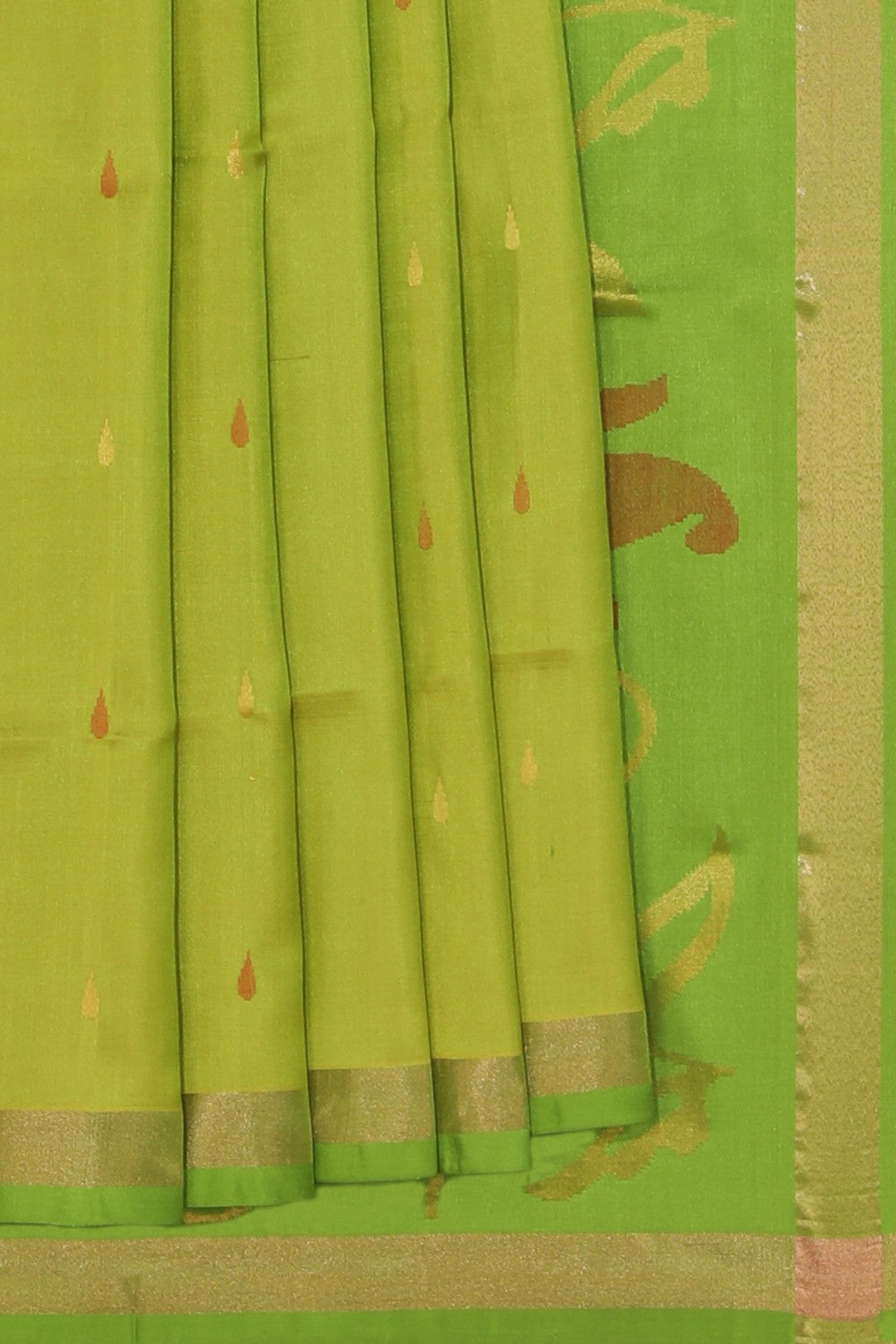 Uppada Silk Green Saree