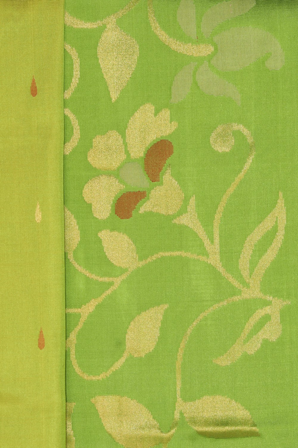 Uppada Silk Green Saree